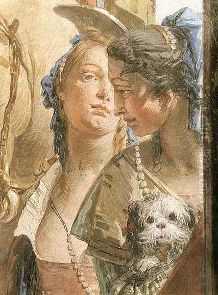 The Banquet of Cleopatra (detail-6) 1746-47 - view 1