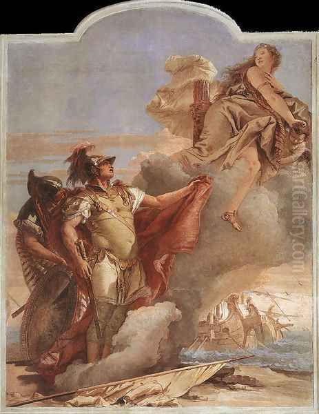 Venus Appearing to Aeneas on the Shores of Carthage 1757 - view 1