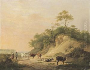 Cattle On A Sandy Track