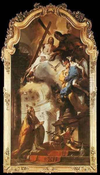 Pope St Clement Adoring the Trinity 1737-38 - view 1