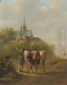Sounding The Horn by Albertus Verhoesen