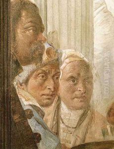 The Banquet of Cleopatra (detail-4) 1746-4 by Giovanni Battista Tiepolo