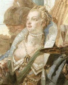 The Banquet of Cleopatra (detail-2) 1746-4 by Giovanni Battista Tiepolo