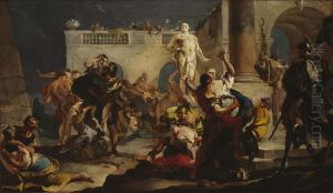 The Rape of the Sabine Women by Giovanni Battista Tiepolo