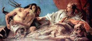 Neptune by Giovanni Battista Tiepolo