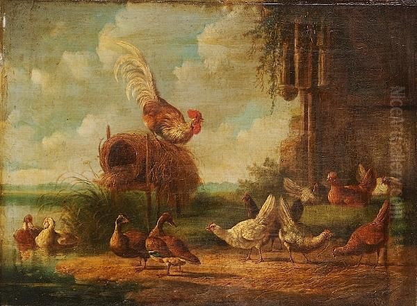 Poultry Beside A River - view 1