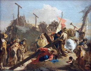 Christ Carrying the Cross by Giovanni Battista Tiepolo