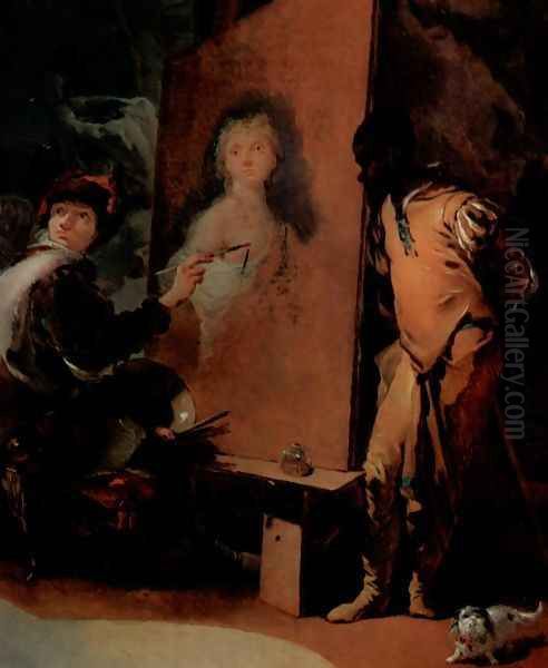 Alexander the Great and Campaspe in the studio of Apelles, detail 1 - view 1