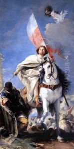 St James the Greater Conquering the Moors 1749-50 by Giovanni Battista Tiepolo