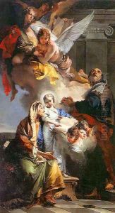 The Education of the Virgin Mary 1732 by Giovanni Battista Tiepolo