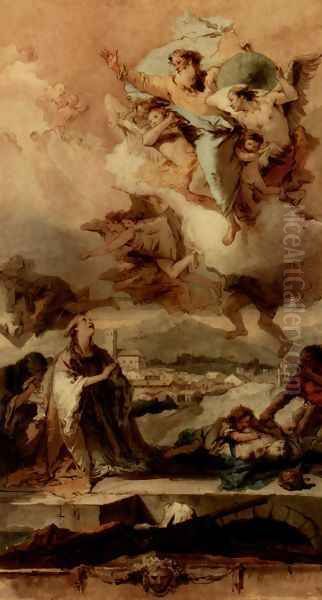 Saint Thecla Liberating the City of Este from the Plague - view 1