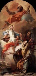 The Vision of St Anne 1759 by Giovanni Battista Tiepolo