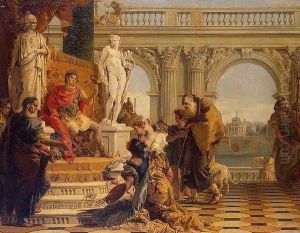 Maecenas Presenting the Arts to Augustus