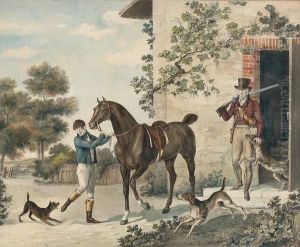 Le Depart Pour La Chasse by Carle Vernet
