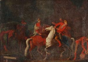 Horace Vernetcossacks On Horseback by Carle Vernet