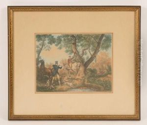 Sporting Scene by Carle Vernet