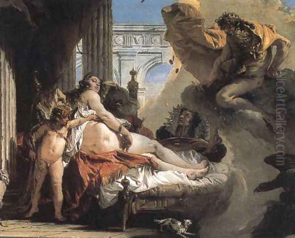 Jupiter and Danaë by Giovanni Battista Tiepolo