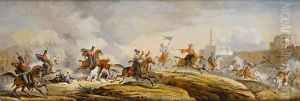 Battle Before A Fortress