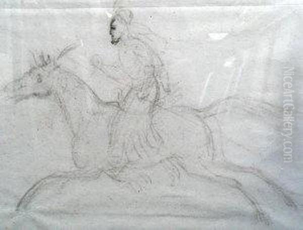 Mamelouk Warrior On Horse Back - view 1