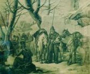 Bivouac De Cosaques by Carle Vernet
