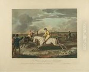 Cheval De Course Au Moment Du Depart by Carle Vernet