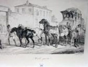 Malle Poste by Carle Vernet