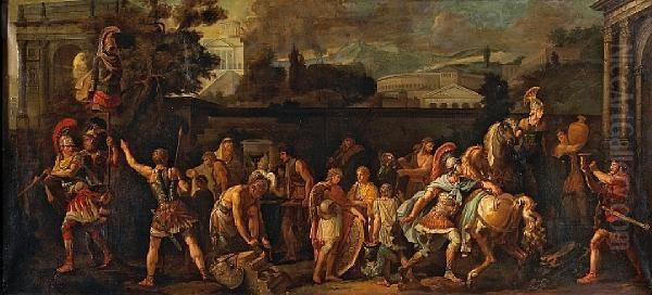 A Procession Of Classical Figures - view 1