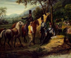 L'interrogatoire by Carle Vernet