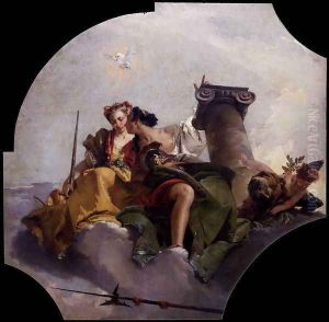 Fortitude and Justice by Giovanni Battista Tiepolo