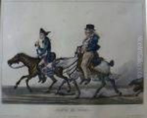 La Route De Poissy La Route De St Cloud by Carle Vernet