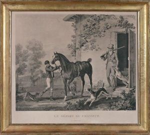 Le Depart Du Chasseur by Carle Vernet