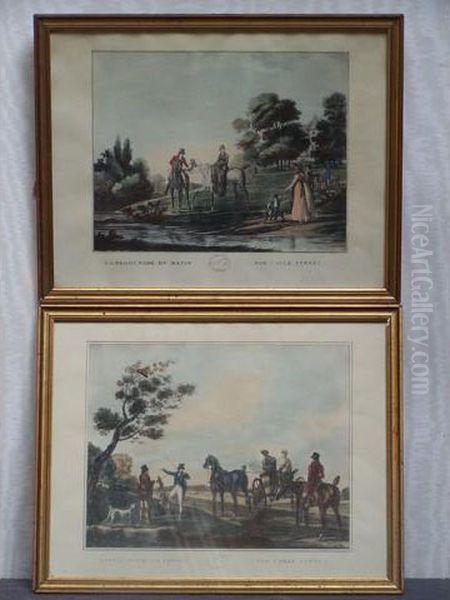 Le Departpour La Chasse Et La Promenade Du Matin - view 1