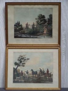 Le Departpour La Chasse Et La Promenade Du Matin by Carle Vernet