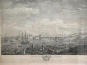 L'entree Du Port De Marseille by Carle Vernet
