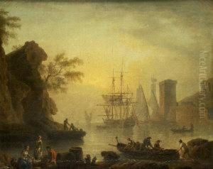 Figures In A Port