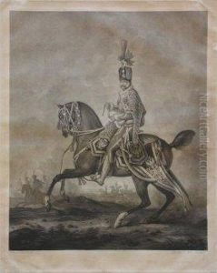 Der Preusische Generalfeldmarschall Blucher Zu Pferd by Carle Vernet