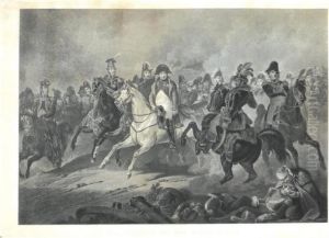 "adjeu De Fontainblau; Napoleon Et Ses Generaux "(a Pair) by Carle Vernet