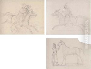 An Arab Horseman by Carle Vernet