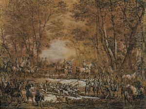 Rare Suite Des Quatre Lithographies Publiees Chez Delpech : Rare Suite Des Quatre Lithographies Publiees Chez Delpech :
