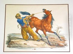 Resting; Wild Horse by Carle Vernet