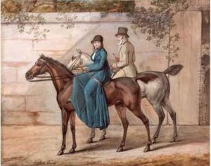 Le Depart Pour La Promenade by Carle Vernet