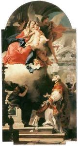 The Virgin Appearing to St Philip Neri by Giovanni Battista Tiepolo