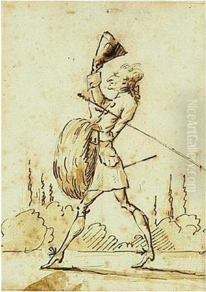 Caricature Of A Dandy - view 1