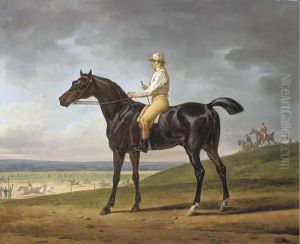 Lord Lowther's Busto With W. Wheatley, Up At Newmarket