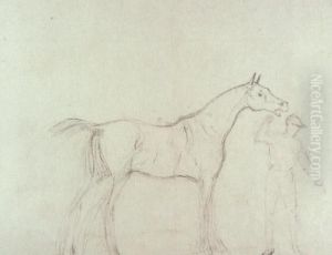 Jockey And His Horse by Carle Vernet