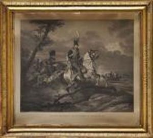 Bivouac Du 3e Regiment De 
Hussardscommande Par La Colonel Moncey Premier Regiment De Hussards 
Entirailleurs