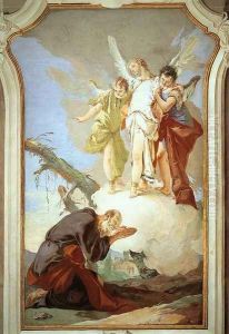 The Three Angels Appearing to Abraham by Giovanni Battista Tiepolo