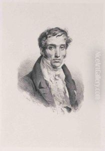 Portrait De Pierre-narcisse Guerin by Horace Vernet
