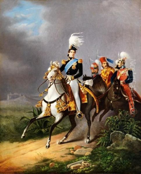 Reiterbildnis Eines Feldherren (franznapoleon Bonaparte, Herzog Von Reichsstadt) - view 1