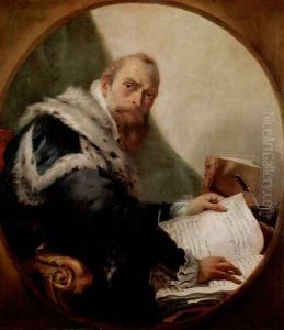 Portrait of Antonio Riccobono, Fragment Portrait of Antonio Riccobono, Fragment